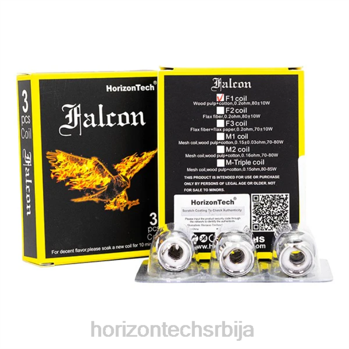 HorizonTech Falcon калемови (паковање од 3) ф1 калем 0,2 ома 406V7 | Horizon Tech Vape