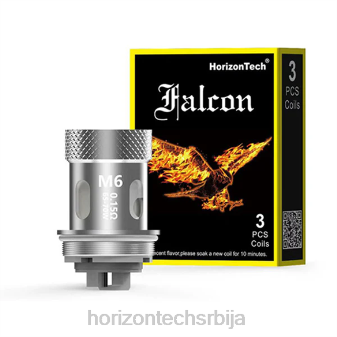 HorizonTech Falcon калемови (паковање од 3) м6 0,15 ома (3 пакета) 406V167 | Horizon Tech Vape