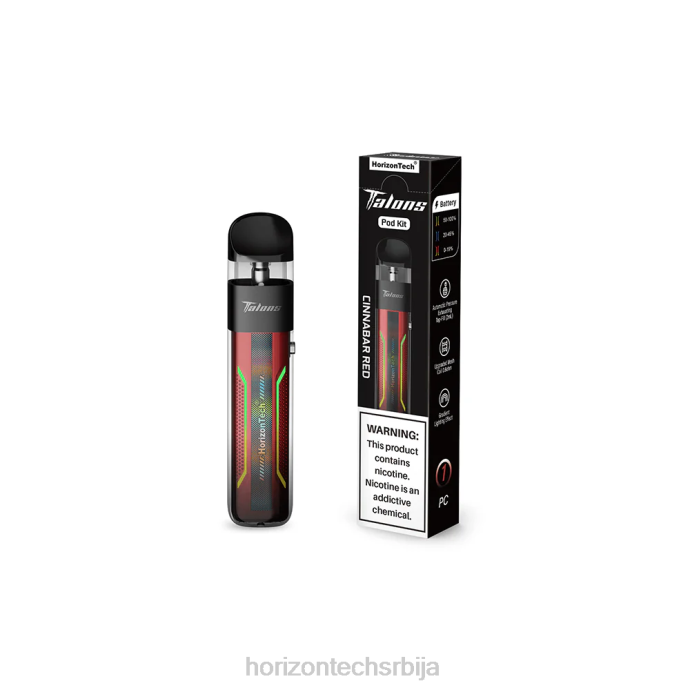 HorizonTech Talons систем под цинобер црвена 406V198 | Horizontech Disposable Vape