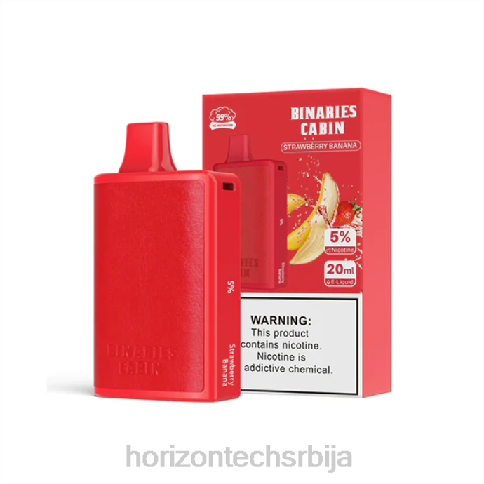 HorizonTech Binaries Cabin за једнократну употребу 20 мл јагода банана 406V69 | Horizon Tech Vape Coils